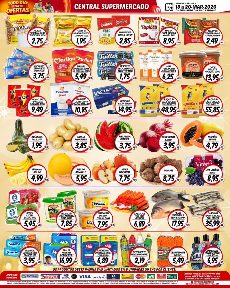 Ofertas Supermercado Central de Rolim de Moura Ofertas Supermercado Central de Rolim de Moura