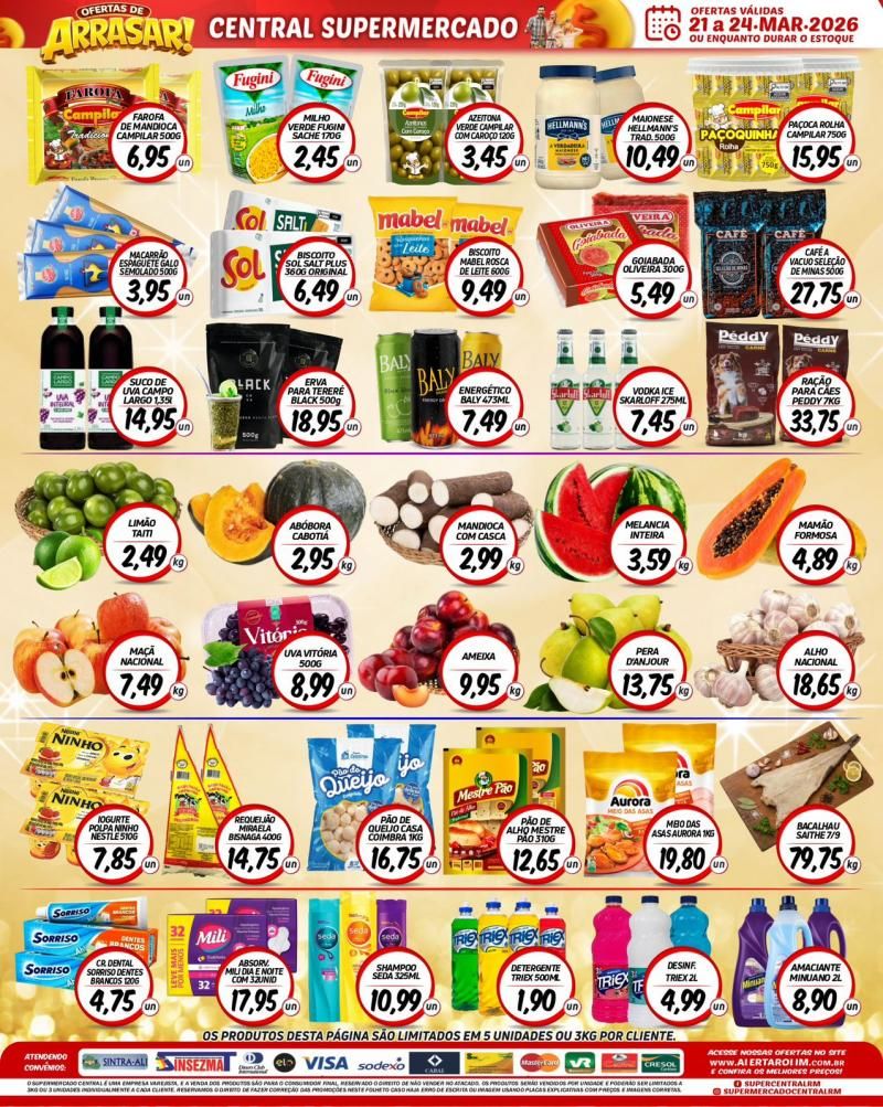 Ofertas Supermercado Central de Rolim de Moura Ofertas Supermercado Central de Rolim de Moura
