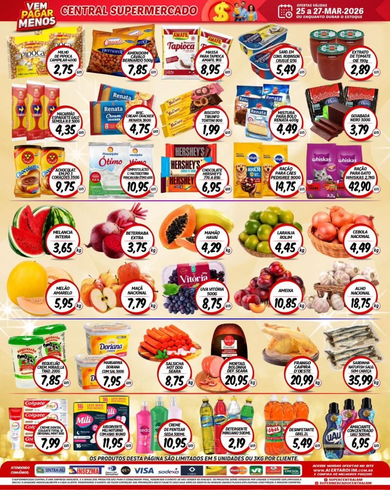 Ofertas Supermercado Central de Rolim de Moura Ofertas Supermercado Central de Rolim de Moura