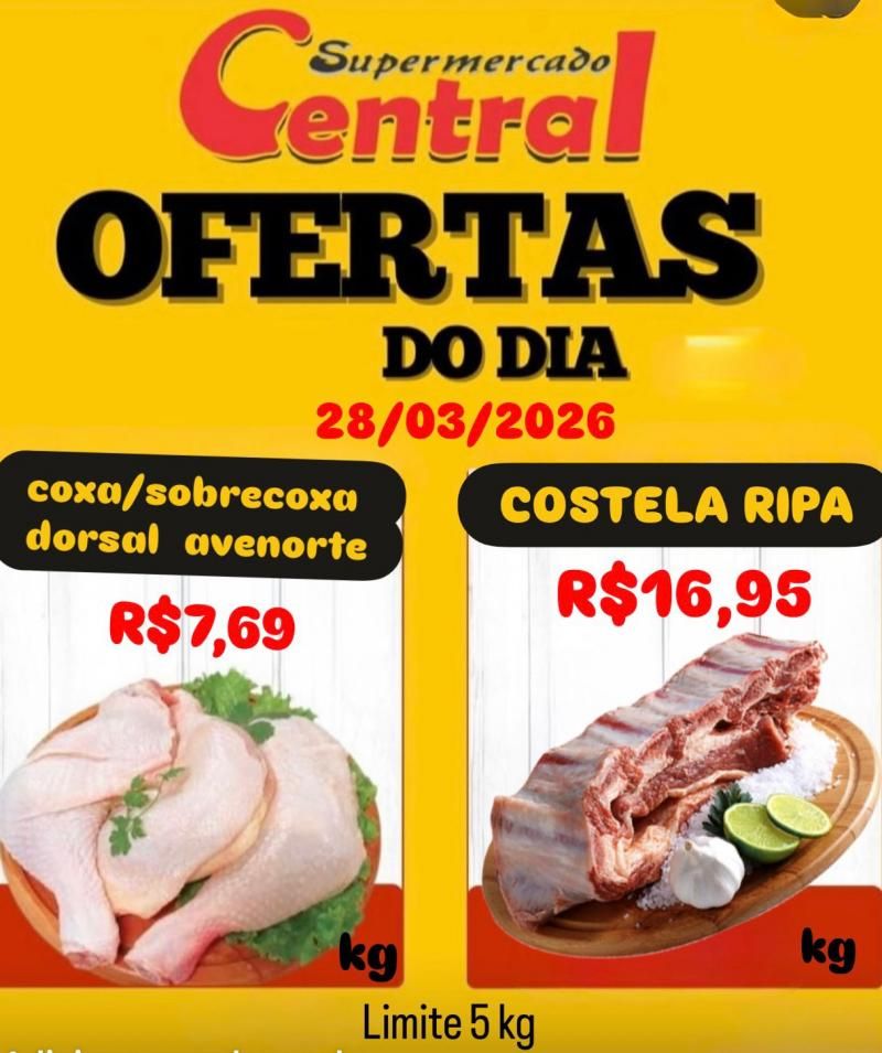 Ofertas Supermercado Central de Rolim de Moura Ofertas Supermercado Central de Rolim de Moura