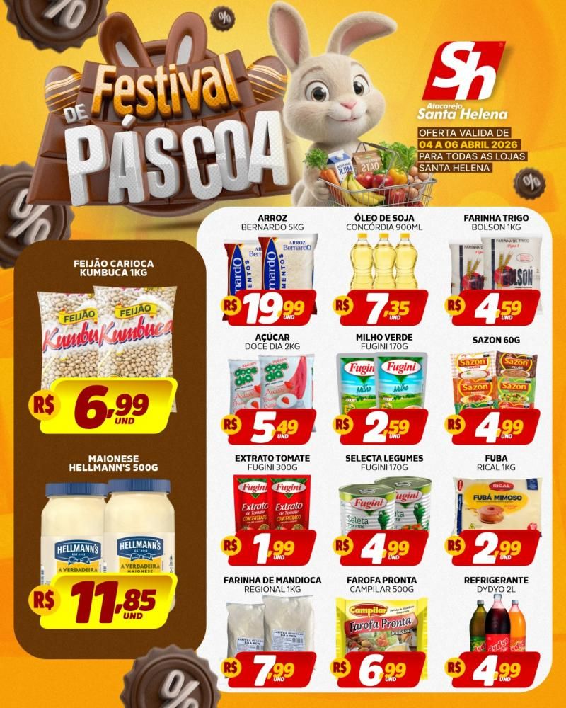 🐰🍫 Festival de Páscoa Santa Helena chegou com TUDO! 🐰🍫 Festival de Páscoa Santa Helena chegou com TUDO!