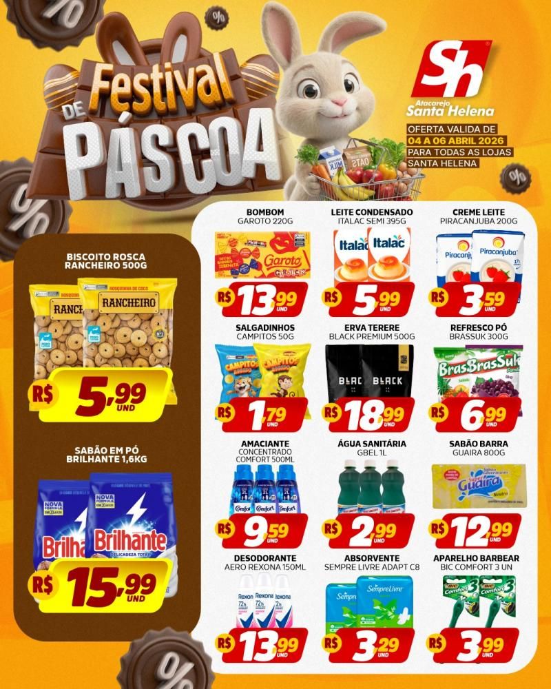 🐰🍫 Festival de Páscoa Santa Helena chegou com TUDO! 🐰🍫 Festival de Páscoa Santa Helena chegou com TUDO!