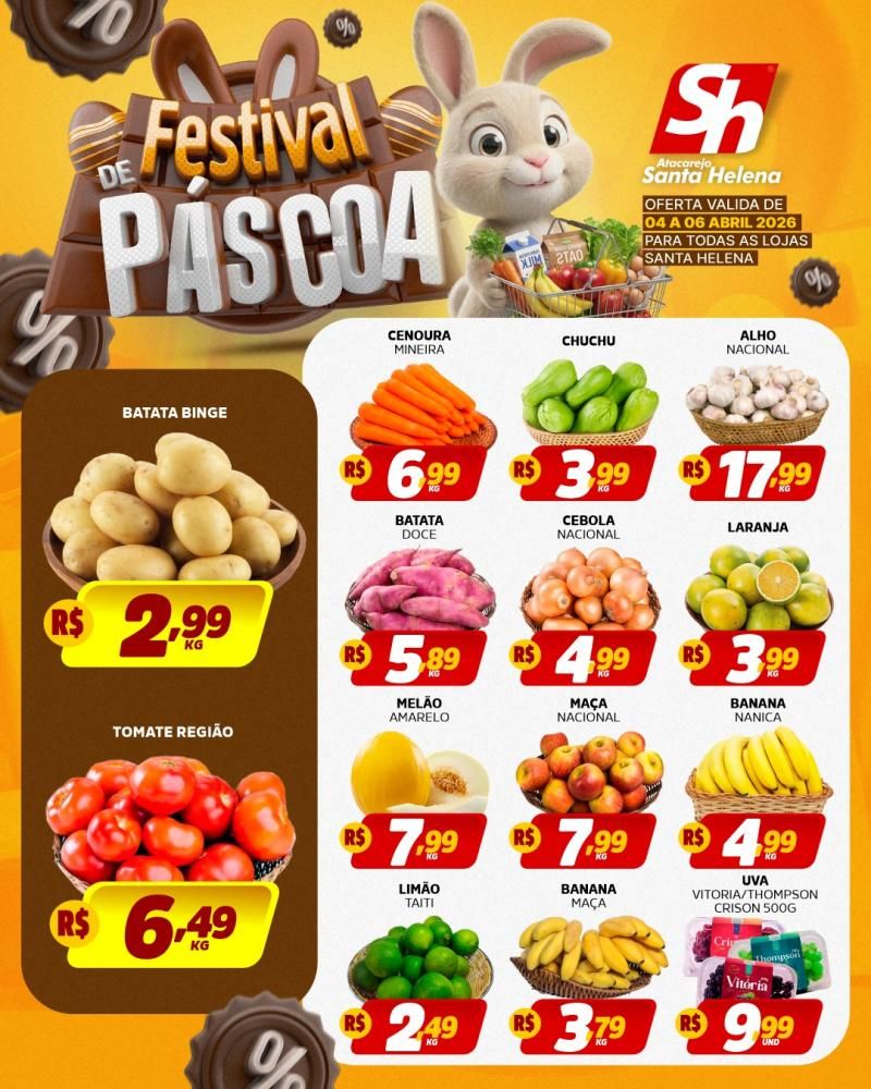 🐰🍫 Festival de Páscoa Santa Helena chegou com TUDO! 🐰🍫 Festival de Páscoa Santa Helena chegou com TUDO!