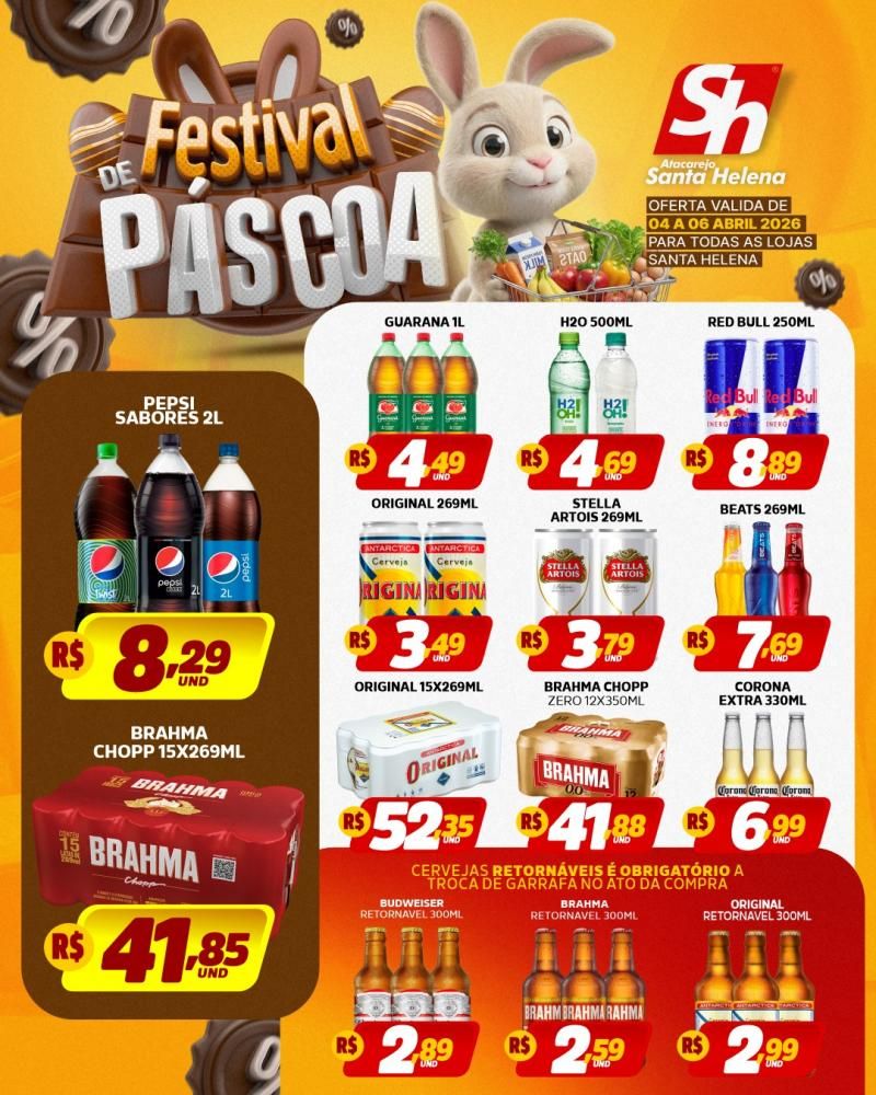 🐰🍫 Festival de Páscoa Santa Helena chegou com TUDO! 🐰🍫 Festival de Páscoa Santa Helena chegou com TUDO!