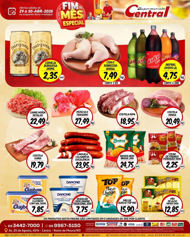 đ„ FIM DE MĂS ESPECIAL NO SUPERMERCADO CENTRAL! đ„ đ„ FIM DE MĂS ESPECIAL NO SUPERMERCADO CENTRAL! đ„