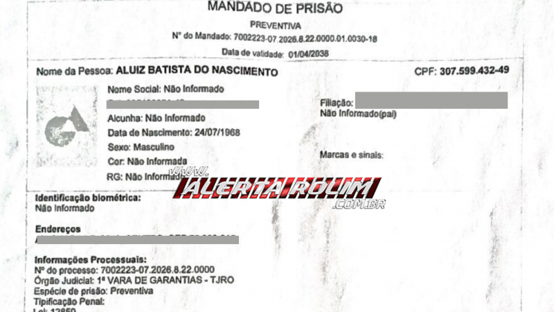 Foragido da recente operação em Rolim de Moura, acusado de crime de organização criminosa foi preso pela equipe da PTRAN da PM Foragido da recente operação em Rolim de Moura, acusado de crime de organização criminosa foi preso pela equipe da PTRAN da PM