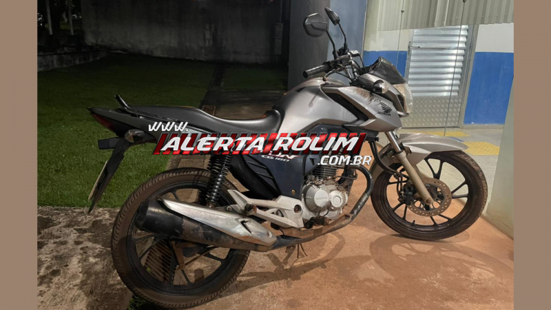 Homem é preso pela equipe do PATAMO após arrombar residência e furtar motocicleta em Rolim de Moura Homem é preso pela equipe do PATAMO após arrombar residência e furtar motocicleta em Rolim de Moura