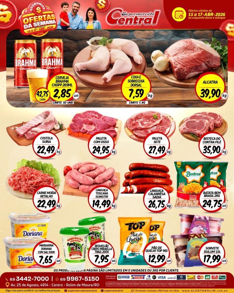 đ„ OFERTAS DA SEMANA IMPERDĂVEIS! đ„ do Supermercado Central de Rolim de Moura đ„ OFERTAS DA SEMANA IMPERDĂVEIS! đ„ do Supermercado Central de Rolim de Moura
