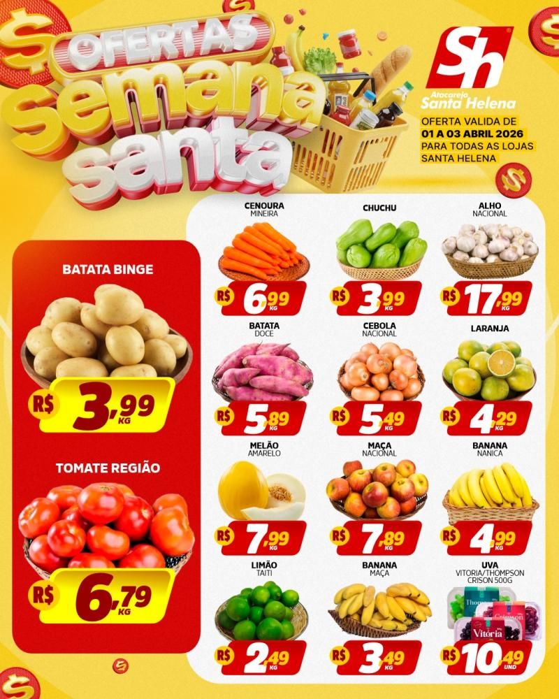 OFERTAS DE SEMANA SANTA CHEGARAM! 🛒no Atacarejo Santa Helena OFERTAS DE SEMANA SANTA CHEGARAM! 🛒no Atacarejo Santa Helena