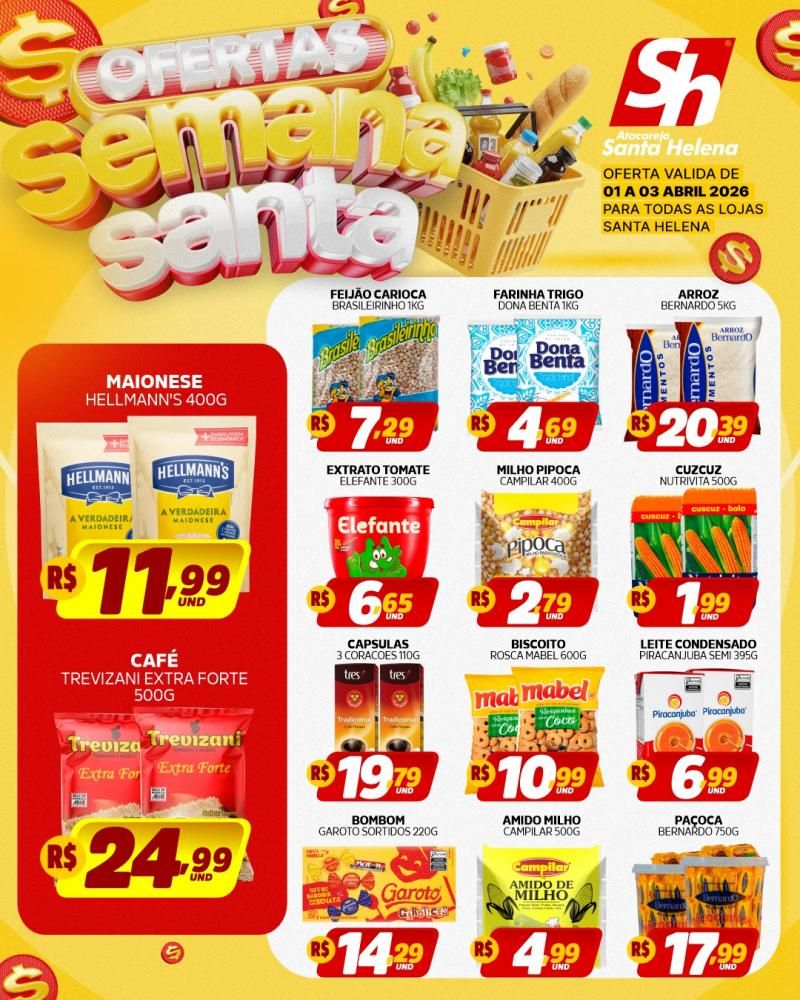 OFERTAS DE SEMANA SANTA CHEGARAM! 🛒no Atacarejo Santa Helena OFERTAS DE SEMANA SANTA CHEGARAM! 🛒no Atacarejo Santa Helena