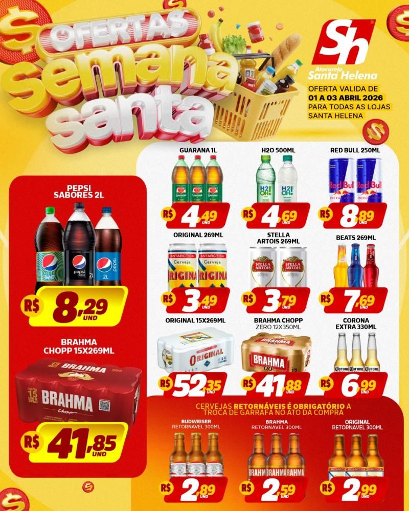 OFERTAS DE SEMANA SANTA CHEGARAM! 🛒no Atacarejo Santa Helena OFERTAS DE SEMANA SANTA CHEGARAM! 🛒no Atacarejo Santa Helena