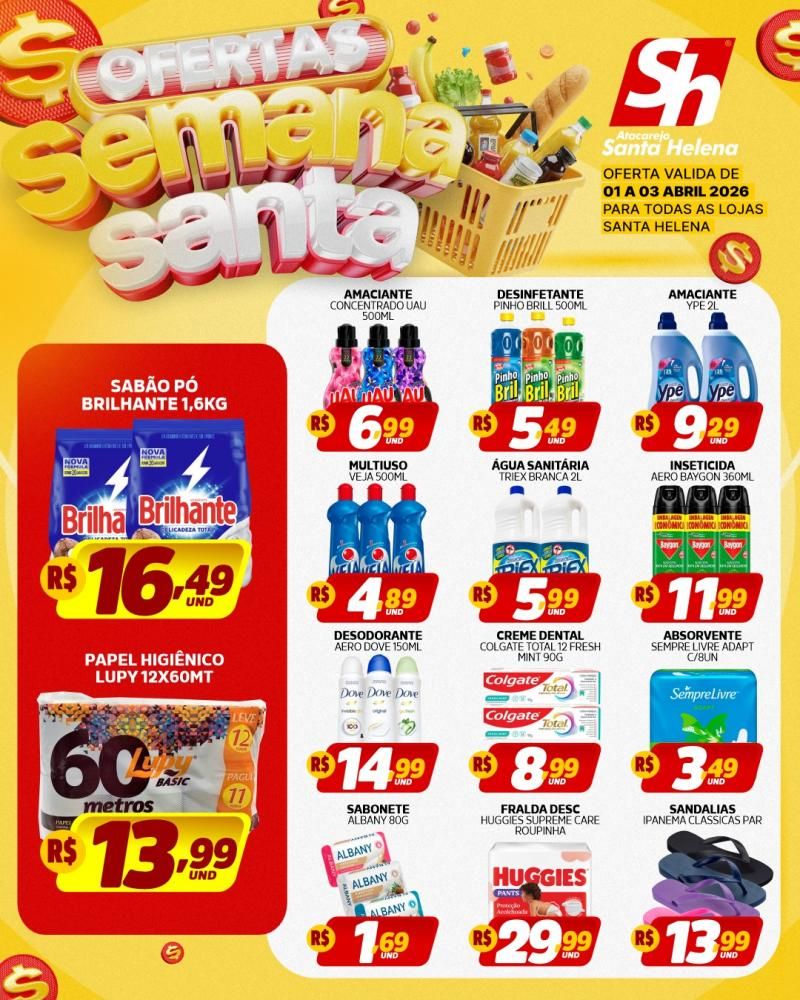 OFERTAS DE SEMANA SANTA CHEGARAM! 🛒no Atacarejo Santa Helena OFERTAS DE SEMANA SANTA CHEGARAM! 🛒no Atacarejo Santa Helena