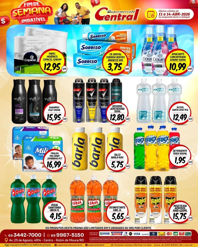 Ofertas Supermercado Central de Rolim de Moura Ofertas Supermercado Central de Rolim de Moura