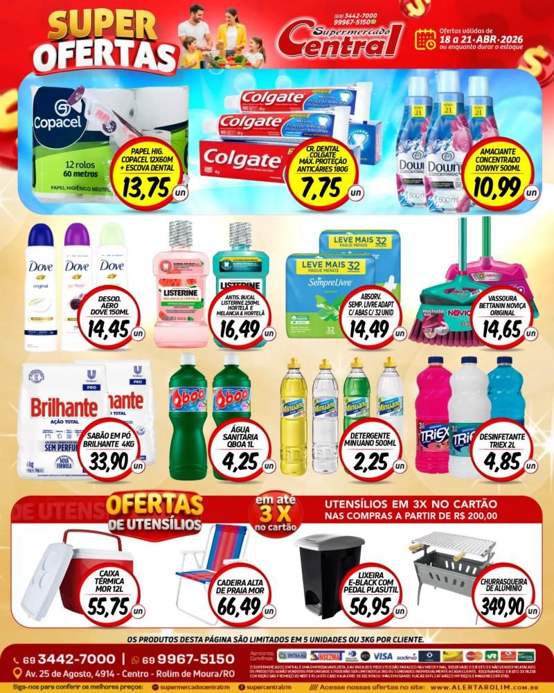 Ofertas Supermercado Central de Rolim de Moura Ofertas Supermercado Central de Rolim de Moura