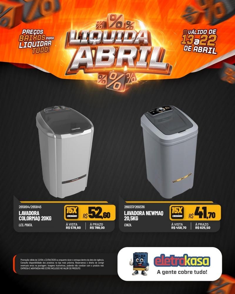 Preços baixos para liquidar tudo nas lojas eletroKasa Preços baixos para liquidar tudo nas lojas eletroKasa