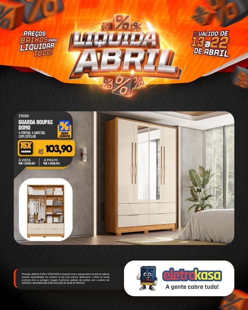 Preços baixos para liquidar tudo nas lojas eletroKasa Preços baixos para liquidar tudo nas lojas eletroKasa