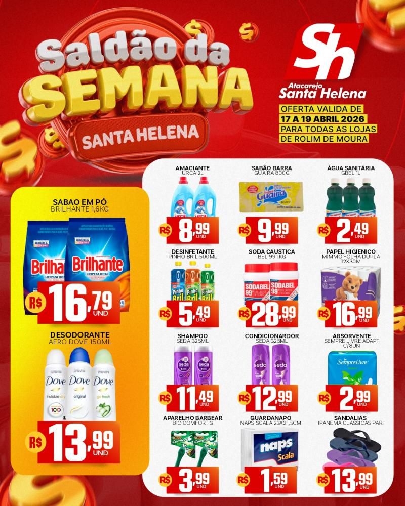 Saldão da Semana chegou no Atacarejo Santa Helena de Rolim de Moura Saldão da Semana chegou no Atacarejo Santa Helena de Rolim de Moura