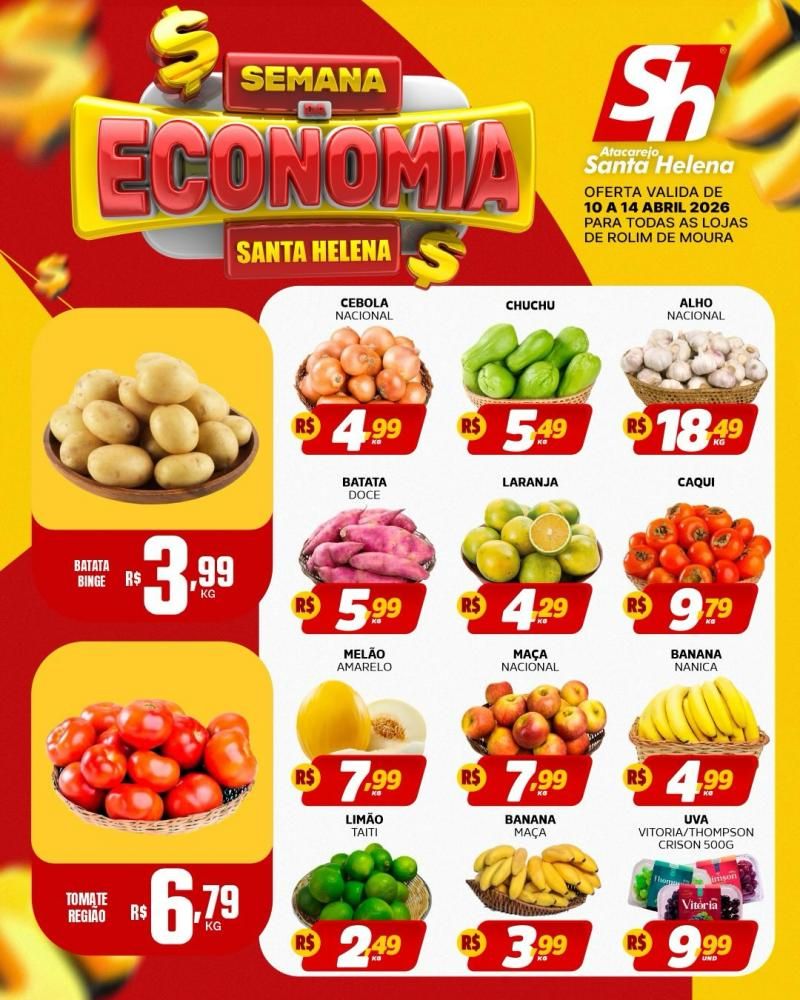 🔥 SEMANA DA ECONOMIA IMPERDÍVEL no Atacarejo Santa Helena de Rolim de Moura 🔥 SEMANA DA ECONOMIA IMPERDÍVEL no Atacarejo Santa Helena de Rolim de Moura