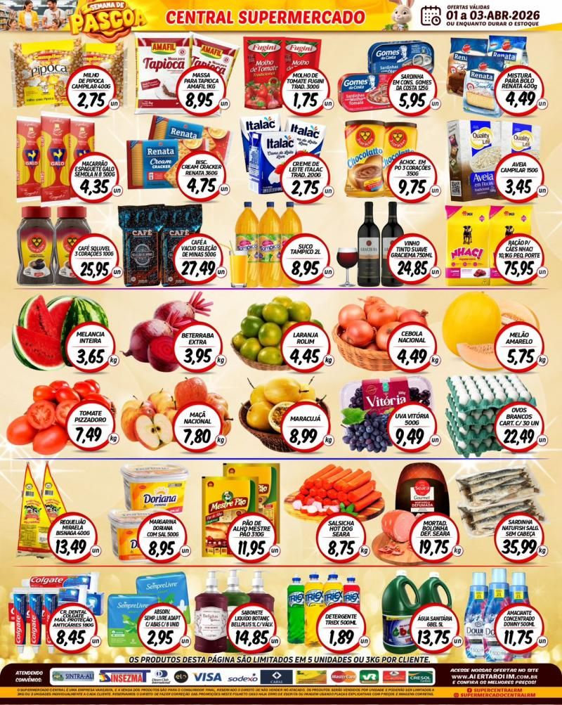 Semana de Páscoa do Supermercado Central de Rolim de Moura Semana de Páscoa do Supermercado Central de Rolim de Moura