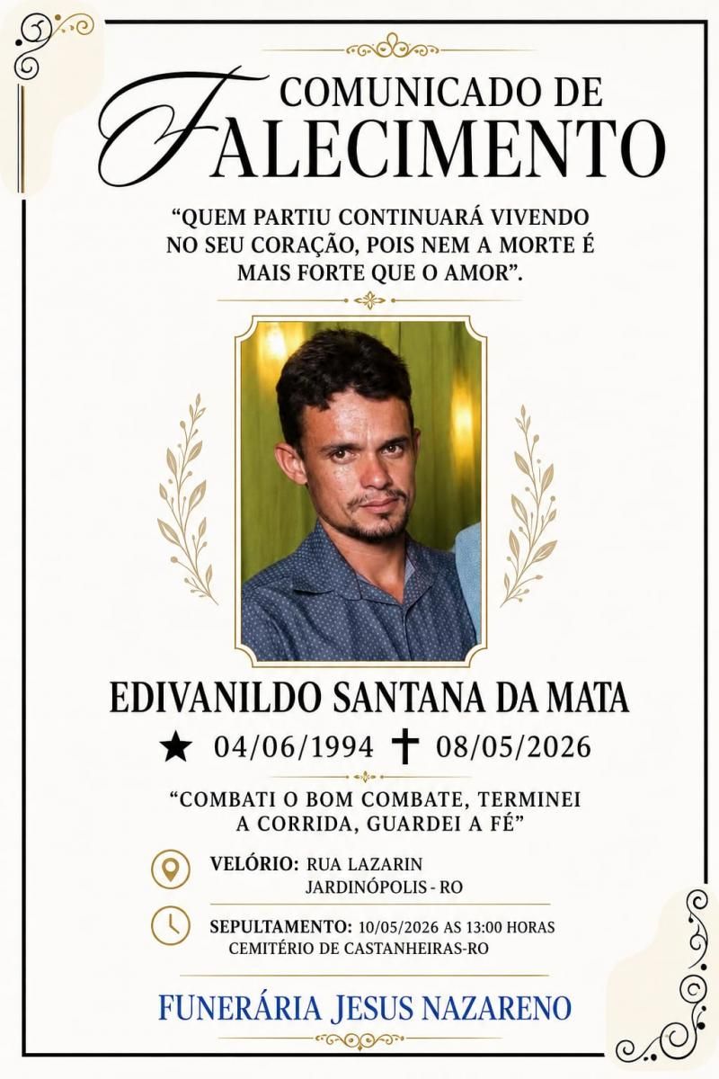 Divulgado locais de velórios e sepultamentos das 5 vítimas de acidente de trânsito. Divulgado locais de velórios e sepultamentos das 5 vítimas de acidente de trânsito.