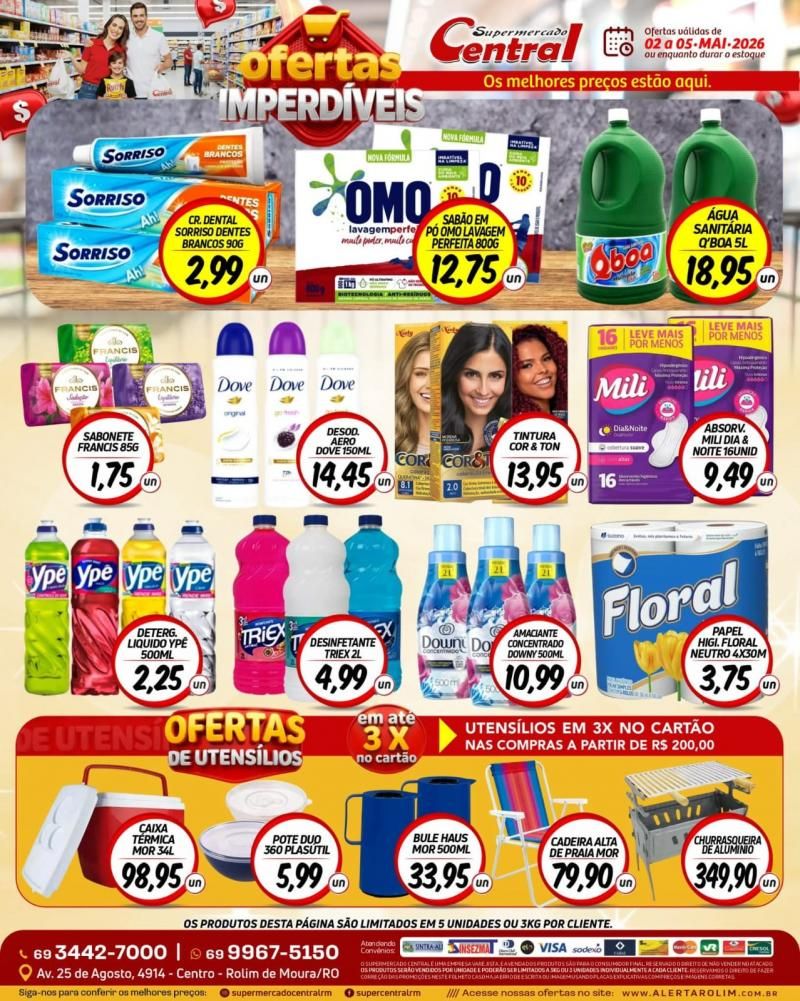Ofertas Supermercado Central de Rolim de Moura Ofertas Supermercado Central de Rolim de Moura