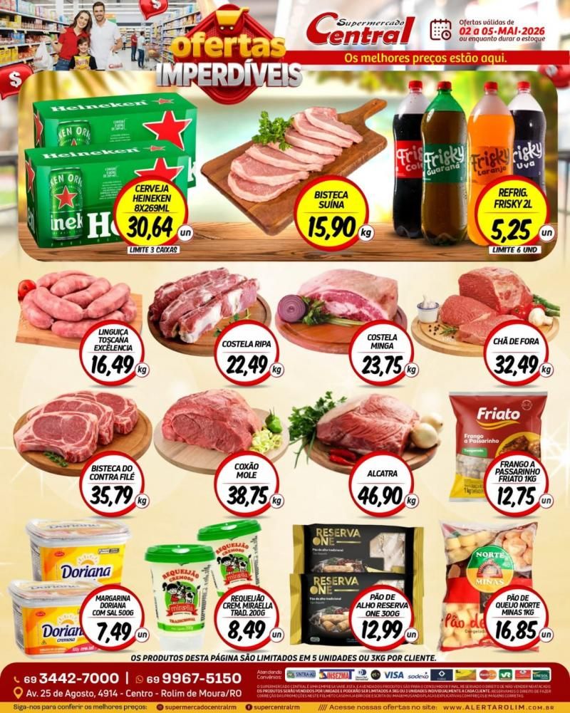 Ofertas Supermercado Central de Rolim de Moura Ofertas Supermercado Central de Rolim de Moura