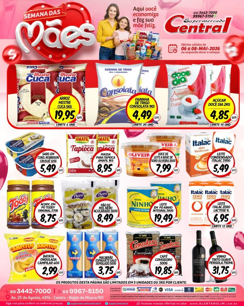 Ofertas Supermercado Central de Rolim de Moura Ofertas Supermercado Central de Rolim de Moura