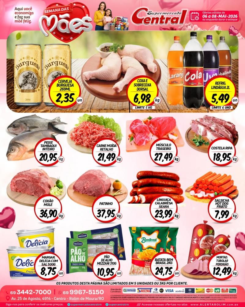 Ofertas Supermercado Central de Rolim de Moura Ofertas Supermercado Central de Rolim de Moura