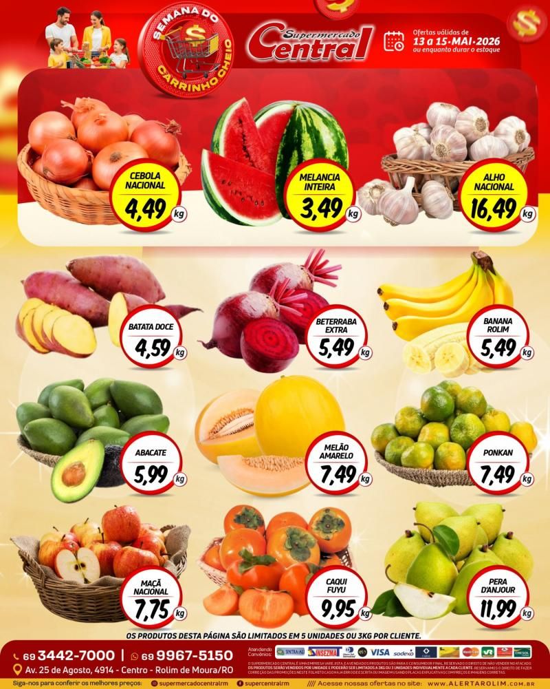 Ofertas Supermercado Central de Rolim de Moura Ofertas Supermercado Central de Rolim de Moura