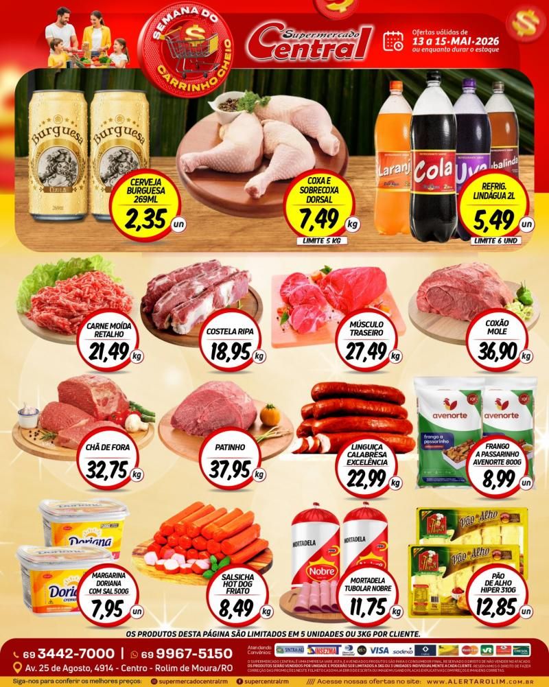 Ofertas Supermercado Central de Rolim de Moura Ofertas Supermercado Central de Rolim de Moura