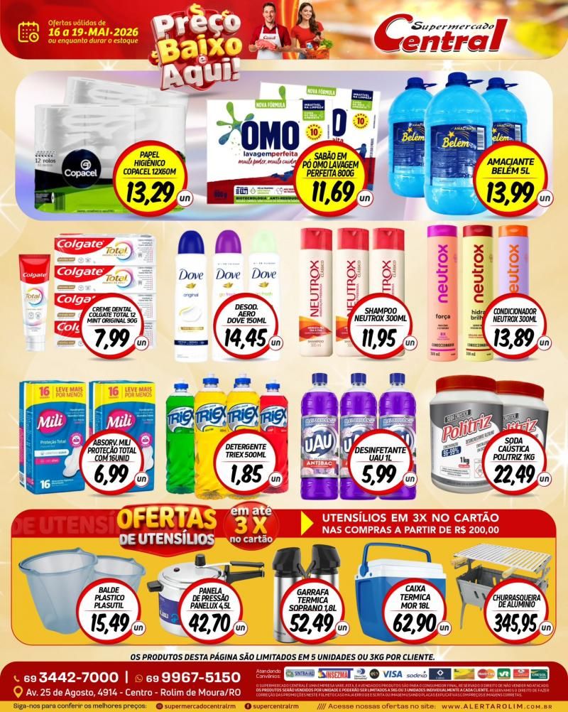 Ofertas Supermercado Central de Rolim de Moura Ofertas Supermercado Central de Rolim de Moura