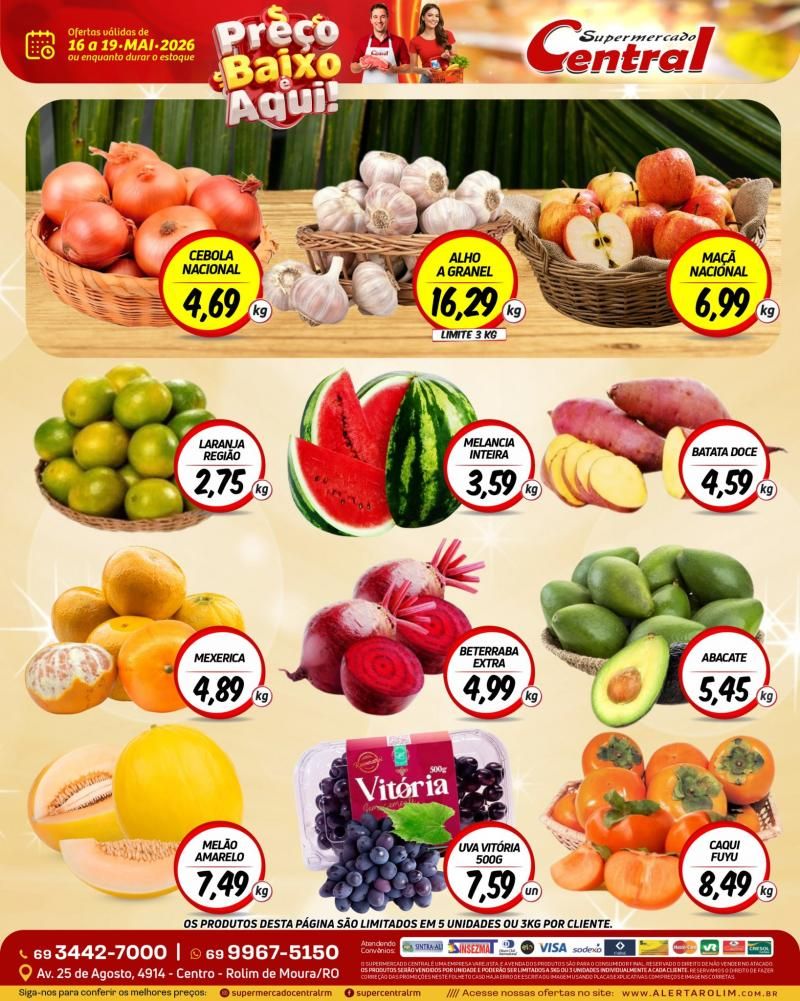 Ofertas Supermercado Central de Rolim de Moura Ofertas Supermercado Central de Rolim de Moura
