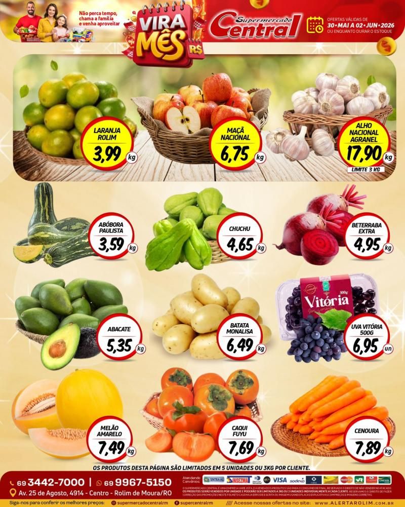 Ofertas Supermercado Central de Rolim de Moura Ofertas Supermercado Central de Rolim de Moura