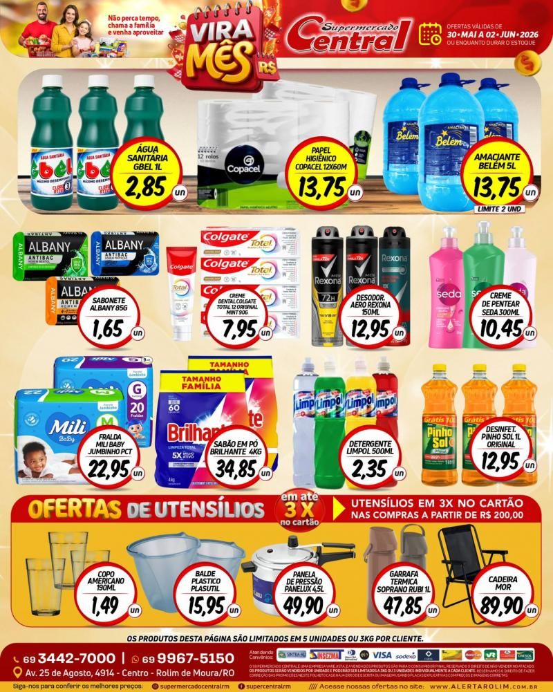 Ofertas Supermercado Central de Rolim de Moura Ofertas Supermercado Central de Rolim de Moura
