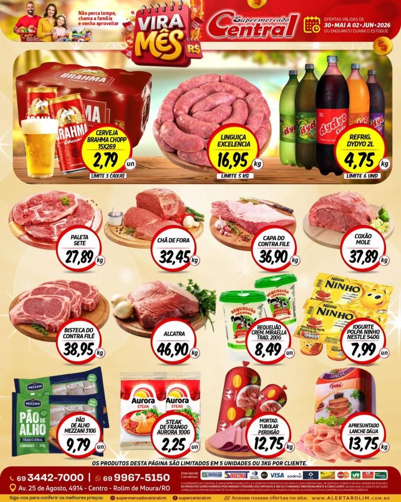 Ofertas Supermercado Central de Rolim de Moura Ofertas Supermercado Central de Rolim de Moura