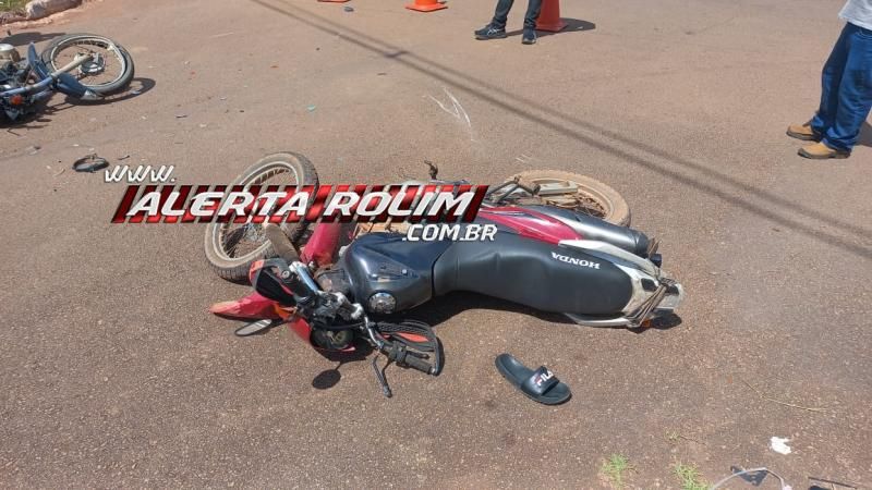 Segundo acidente de trânsito do dia deixou dois feridos no bairro Planalto, em Rolim de Moura Segundo acidente de trânsito do dia deixou dois feridos no bairro Planalto, em Rolim de Moura