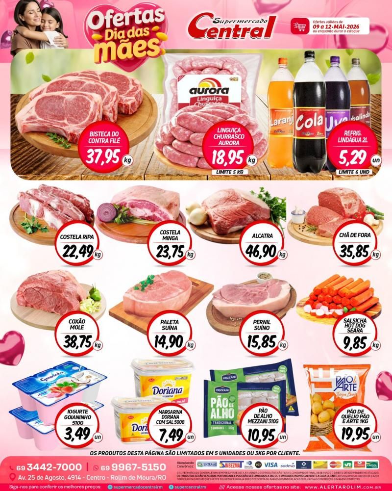 Supermercado Central prepara promoções imperdíveis para o Dia das Mães Supermercado Central prepara promoções imperdíveis para o Dia das Mães