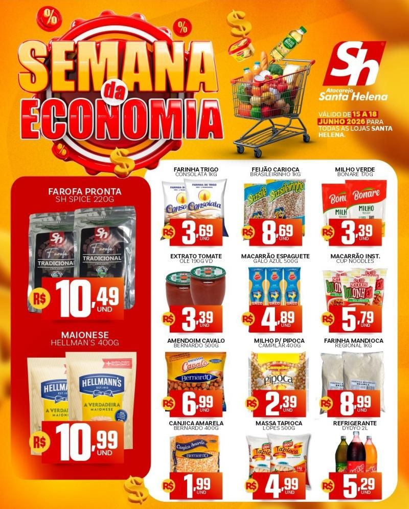 Chegou a Semana da Economia no Atacarejo Santa Helena Chegou a Semana da Economia no Atacarejo Santa Helena