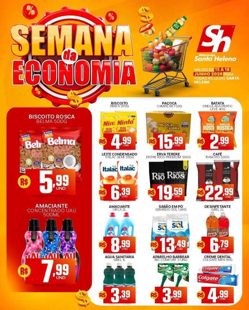Chegou a Semana da Economia no Atacarejo Santa Helena Chegou a Semana da Economia no Atacarejo Santa Helena