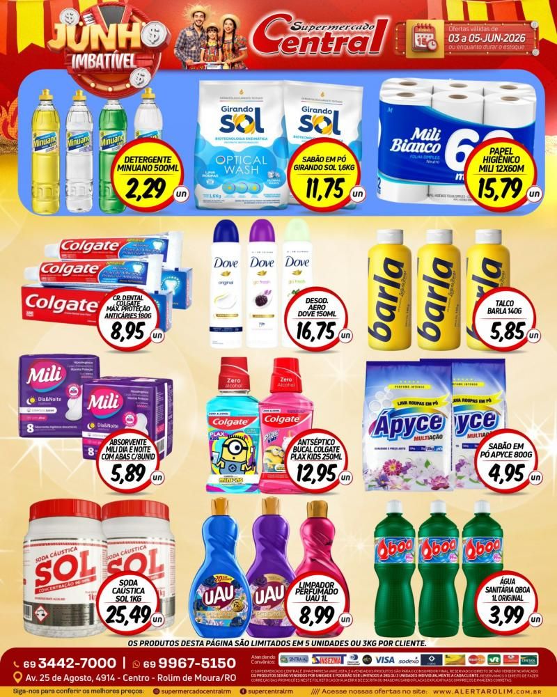 Ofertas Supermercado Central de Rolim de Moura Ofertas Supermercado Central de Rolim de Moura