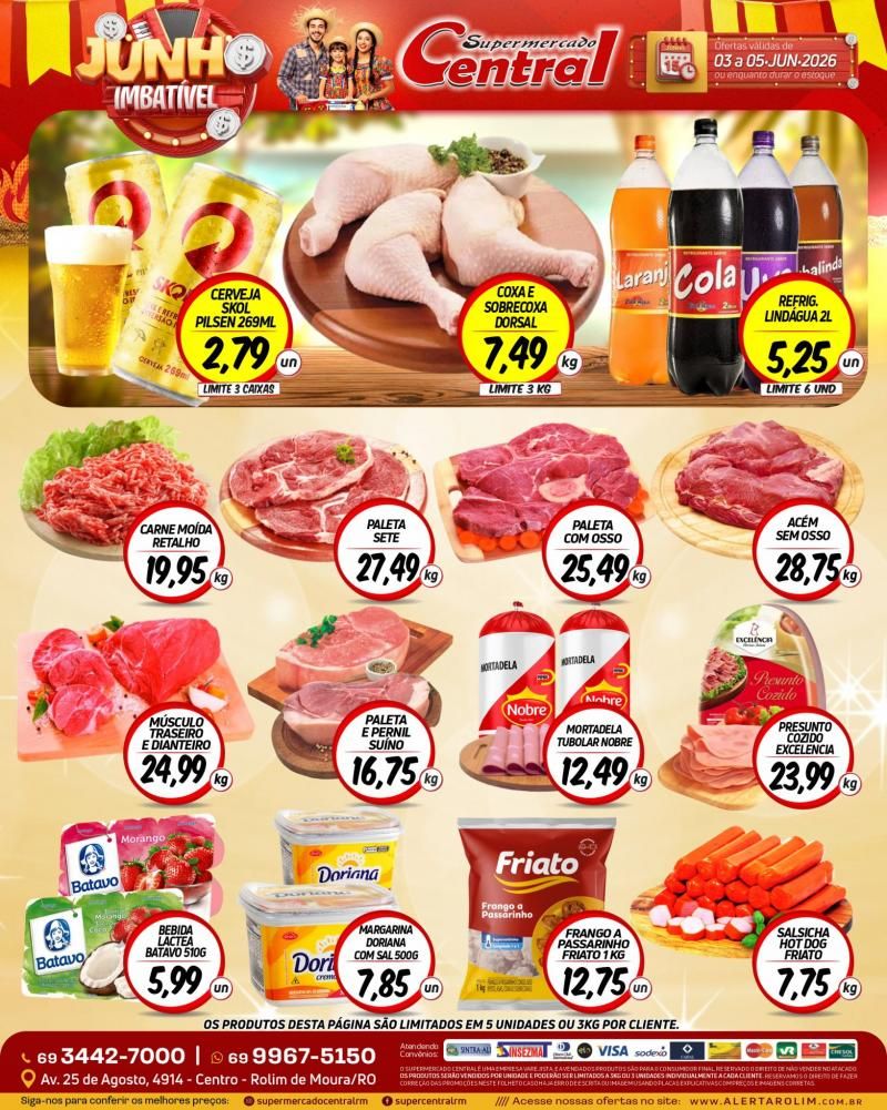 Ofertas Supermercado Central de Rolim de Moura Ofertas Supermercado Central de Rolim de Moura