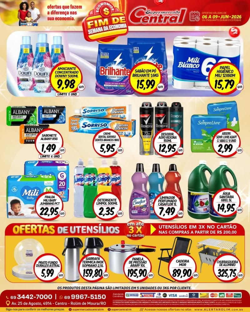 Ofertas Supermercado Central de Rolim de Moura Ofertas Supermercado Central de Rolim de Moura
