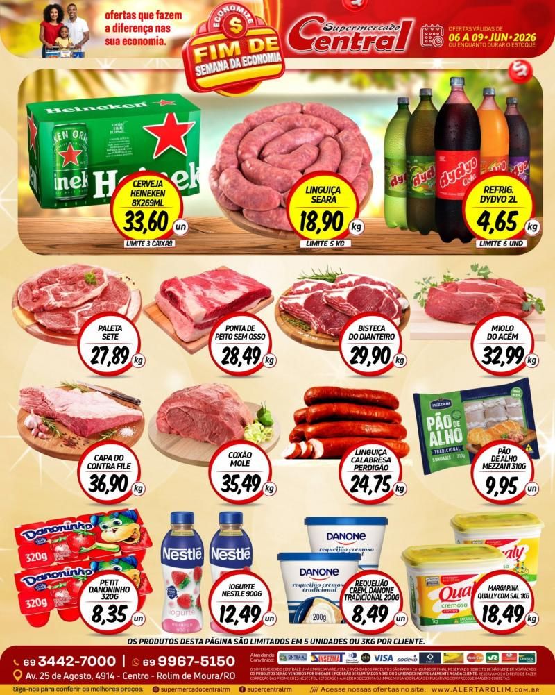 Ofertas Supermercado Central de Rolim de Moura Ofertas Supermercado Central de Rolim de Moura
