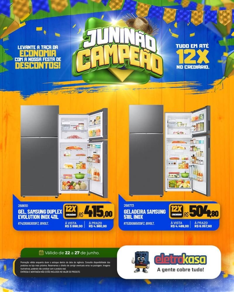 Oportunidade de comprar ou renovar com tudo em até 12x na eletroKasa, em Rolim de Moura Oportunidade de comprar ou renovar com tudo em até 12x na eletroKasa, em Rolim de Moura