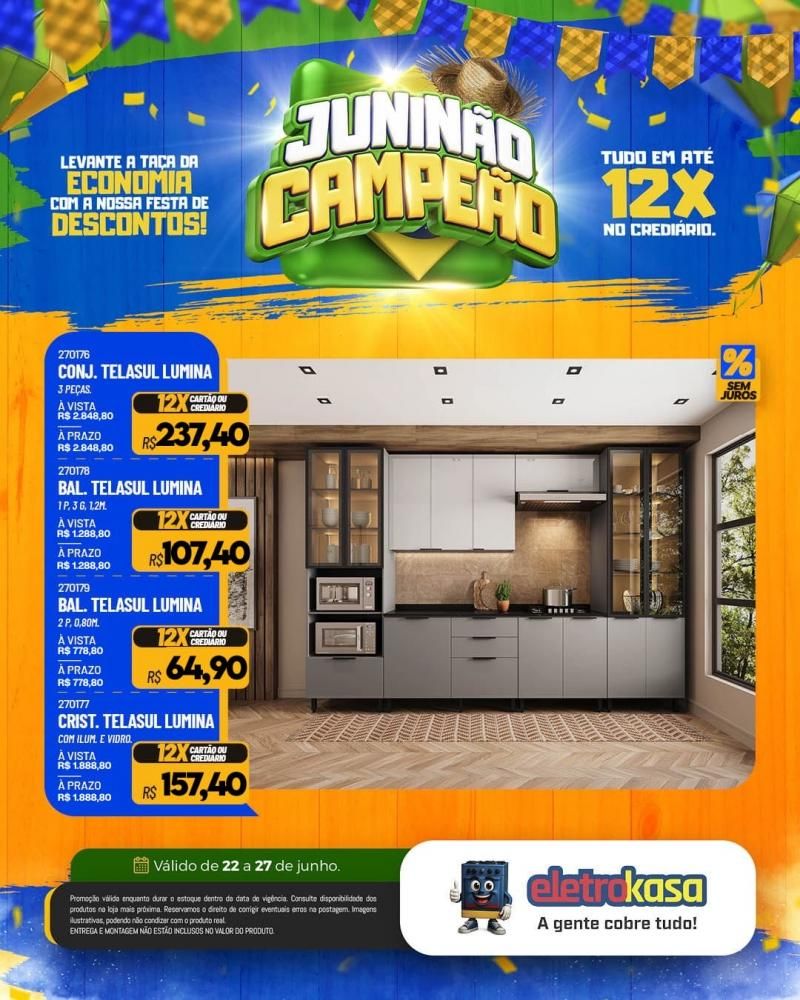 Oportunidade de comprar ou renovar com tudo em até 12x na eletroKasa, em Rolim de Moura Oportunidade de comprar ou renovar com tudo em até 12x na eletroKasa, em Rolim de Moura