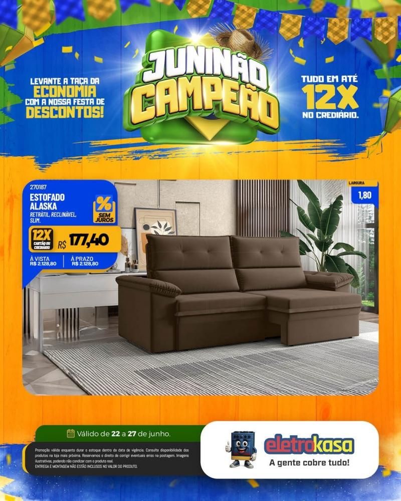 Oportunidade de comprar ou renovar com tudo em até 12x na eletroKasa, em Rolim de Moura Oportunidade de comprar ou renovar com tudo em até 12x na eletroKasa, em Rolim de Moura