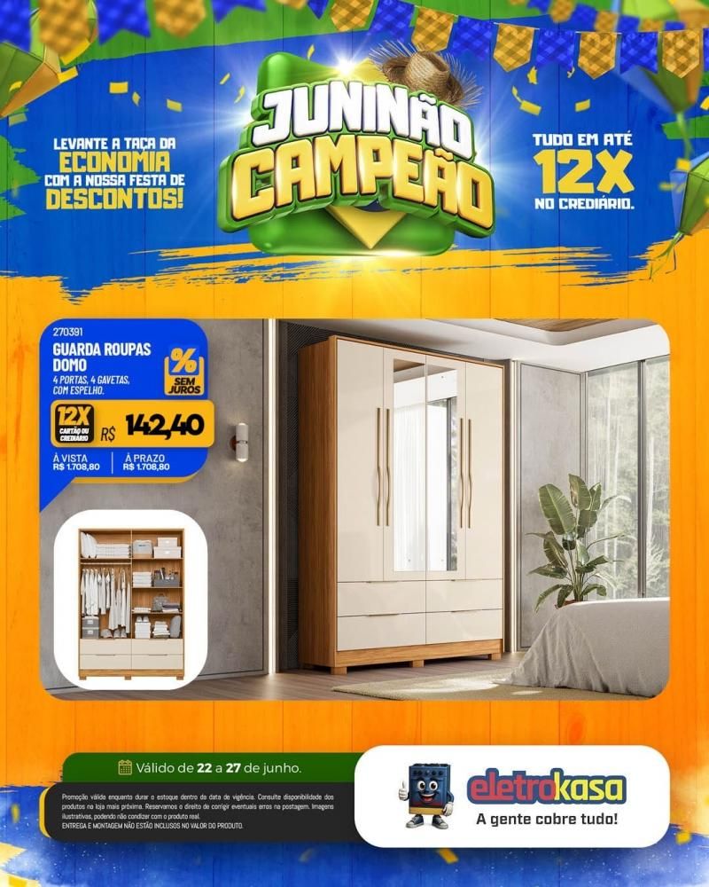 Oportunidade de comprar ou renovar com tudo em até 12x na eletroKasa, em Rolim de Moura Oportunidade de comprar ou renovar com tudo em até 12x na eletroKasa, em Rolim de Moura
