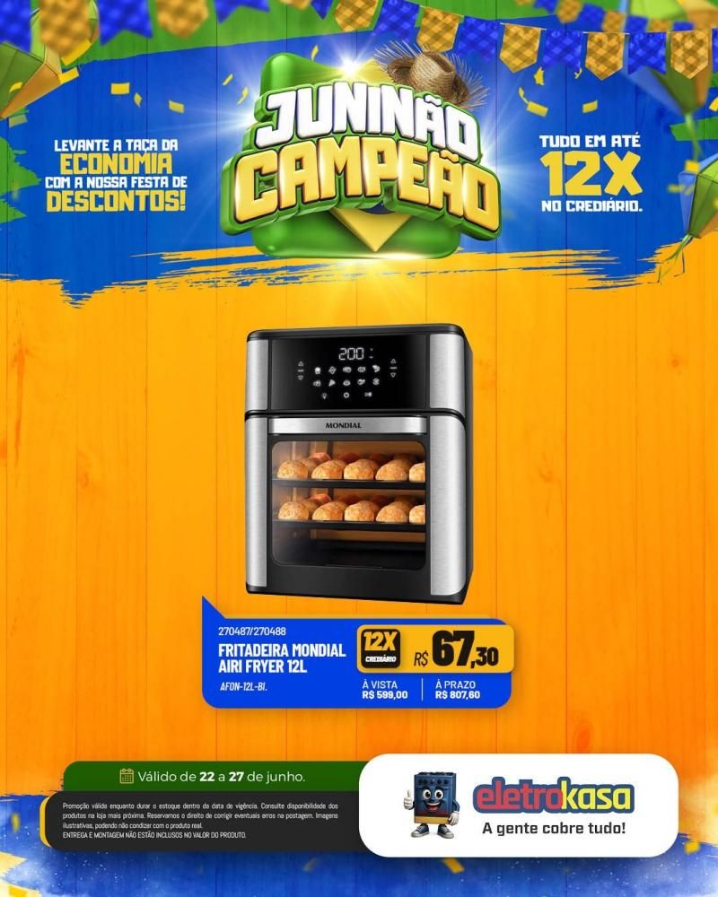 Oportunidade de comprar ou renovar com tudo em até 12x na eletroKasa, em Rolim de Moura Oportunidade de comprar ou renovar com tudo em até 12x na eletroKasa, em Rolim de Moura