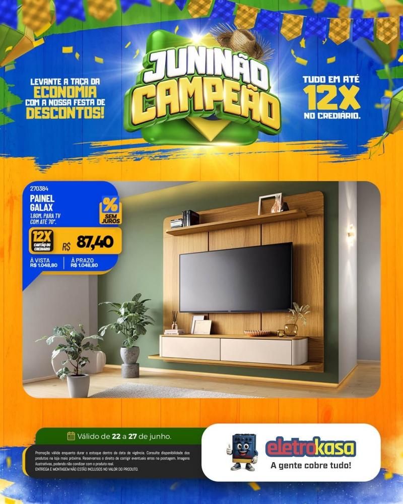 Oportunidade de comprar ou renovar com tudo em até 12x na eletroKasa, em Rolim de Moura Oportunidade de comprar ou renovar com tudo em até 12x na eletroKasa, em Rolim de Moura