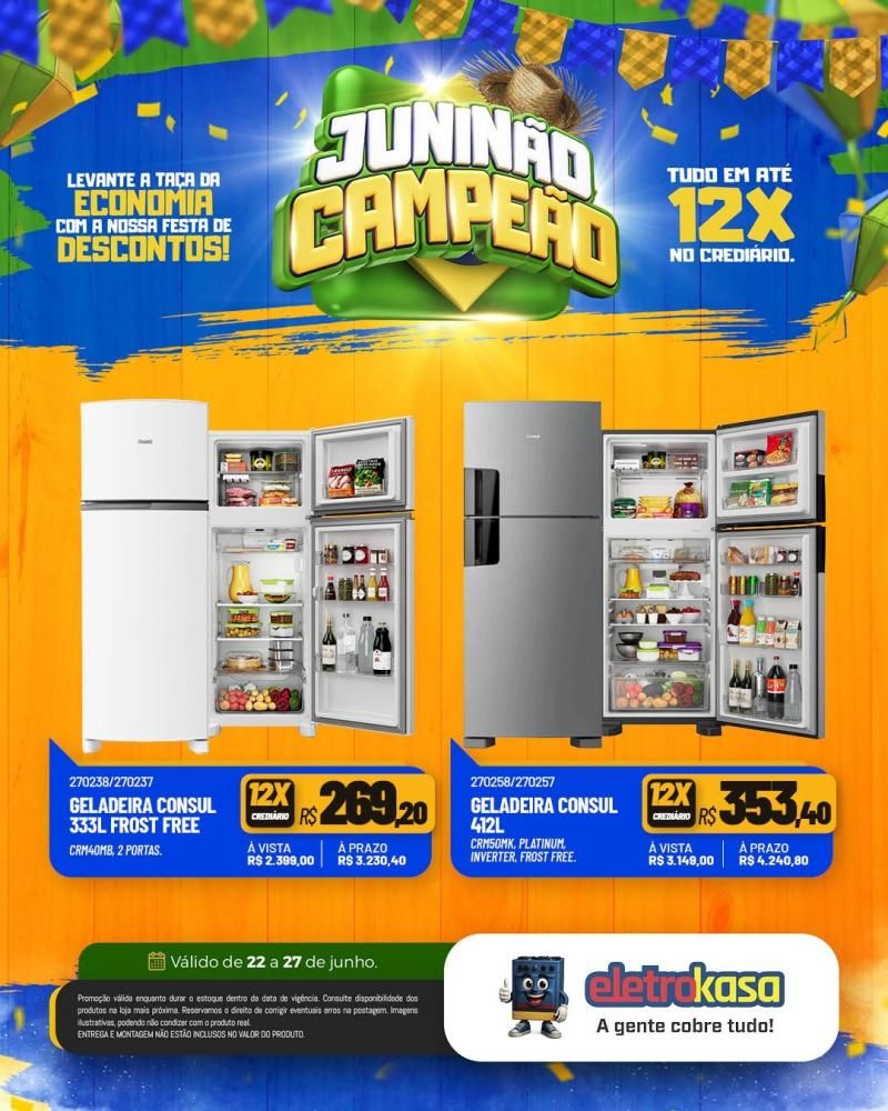 Oportunidade de comprar ou renovar com tudo em até 12x na eletroKasa, em Rolim de Moura Oportunidade de comprar ou renovar com tudo em até 12x na eletroKasa, em Rolim de Moura